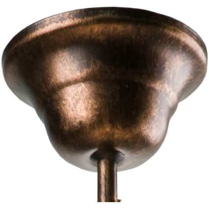 Brilagi - LED Lestenec na drogu ANTICO 1xE27/60W/230V bronasta patina