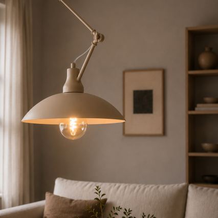 Brilagi - LED lestenec na drogu IRONBEAM 1xE27/60W/230V bež