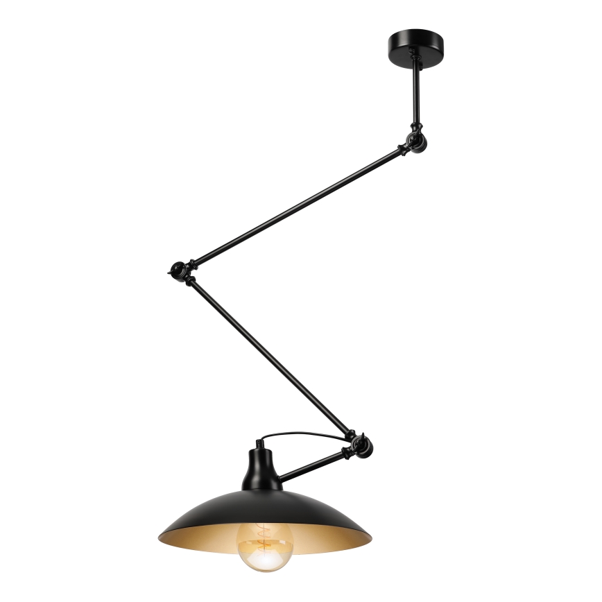 Brilagi - LED lestenec na drogu IRONBEAM 1xE27/60W/230V črna