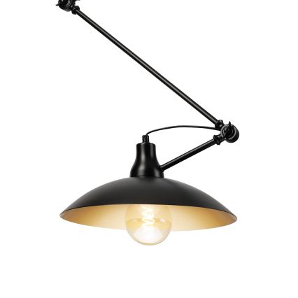 Brilagi - LED lestenec na drogu IRONBEAM 1xE27/60W/230V črna