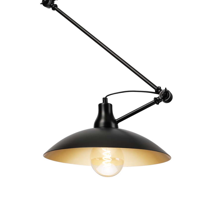Brilagi - LED lestenec na drogu IRONBEAM 1xE27/60W/230V črna