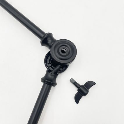Brilagi - LED lestenec na drogu IRONBEAM 1xE27/60W/230V črna