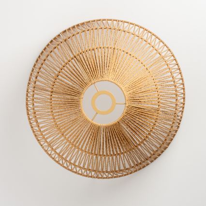 Brilagi - LED lestenec na jeklenem kablu CERIA BOHO 1xE27/40W/230V, premer 70 cm, rjav