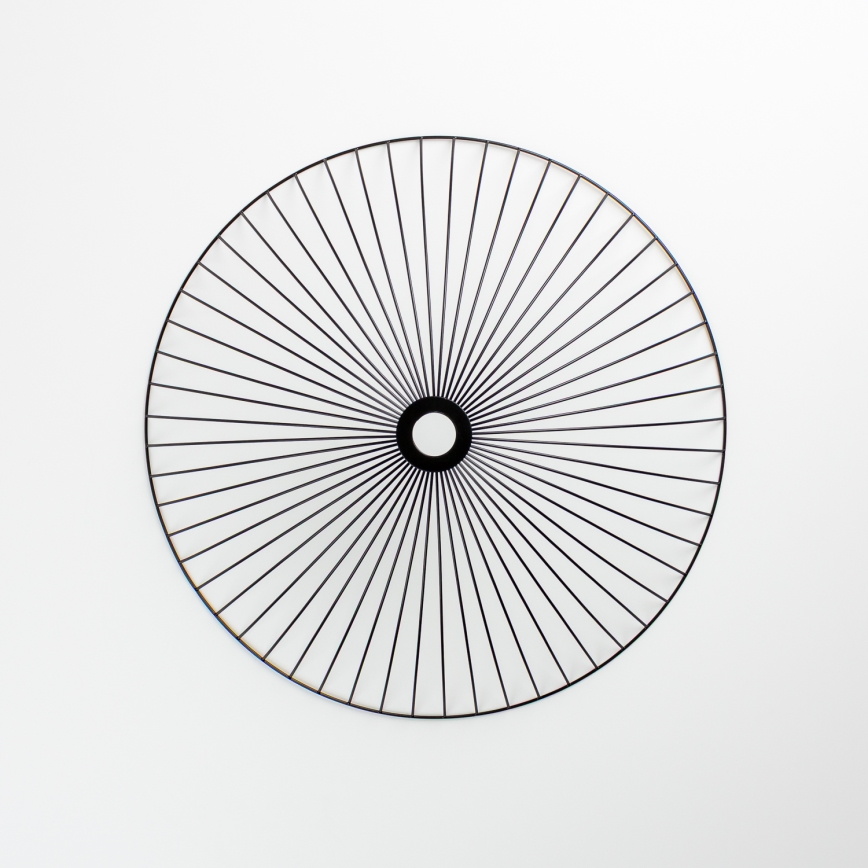 Brilagi - LED lestenec na jeklenem kablu CERIA WIRE 1xE27/40W/230V Ø 60 cm črna