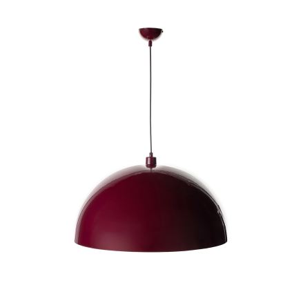 Brilagi - LED lestenec na jeklenem kablu METALO 1xE27/40W/230V premer 60 cm bordo/bakrena