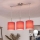 Brilagi - LED lestenec na jeklenem kablu NUBILA 3xE27/60W/230V rdeča