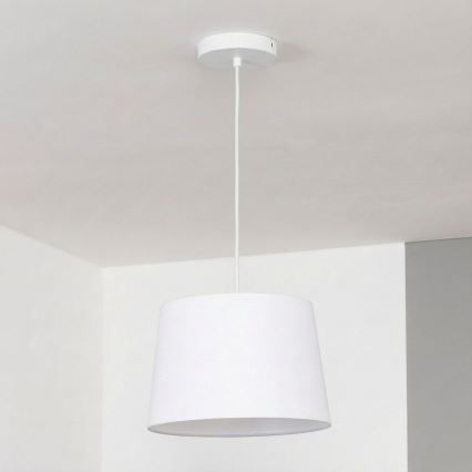 Brilagi - LED lestenec na jeklenem lanku CERIA 1xE27/40W/230V premer 30 cm bela