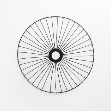 Brilagi - LED lestenec na jekleni vrvi CERIA WIRE 1xE27/40W/230V premer 45 cm črna