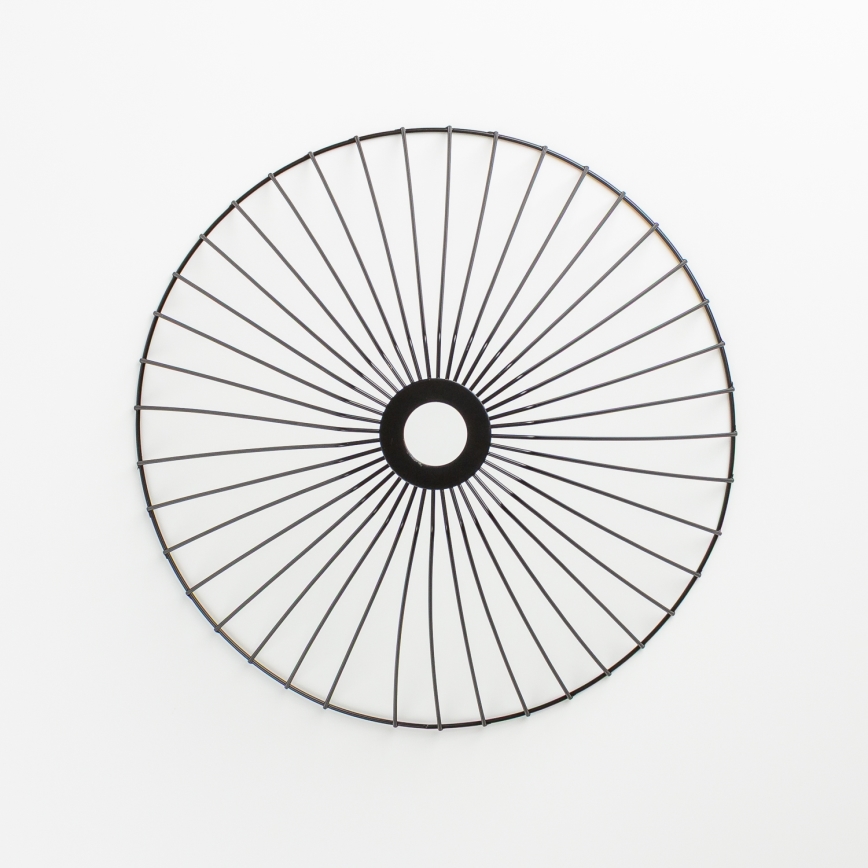 Brilagi - LED lestenec na jekleni vrvi CERIA WIRE 1xE27/40W/230V premer 45 cm črna