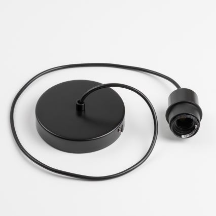 Brilagi - LED lestenec na jekleni vrvi CERIA WIRE 1xE27/40W/230V premer 45 cm črna