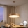 Brilagi - LED lestenec na jekleni vrvici CARVALHO MODERN 3xE27/60W/230V hrast, premer 47,5 cm