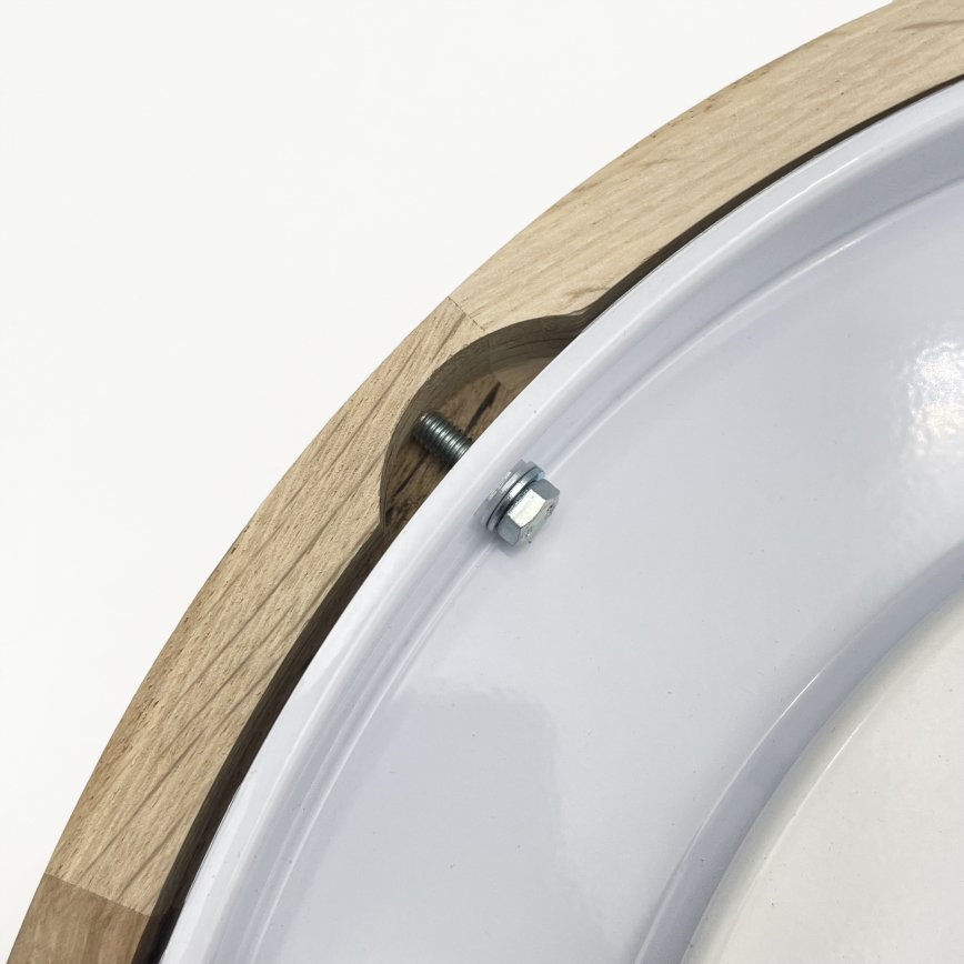 Brilagi - LED lestenec na jekleni vrvici CARVALHO MODERN 3xE27/60W/230V hrast, premer 47,5 cm