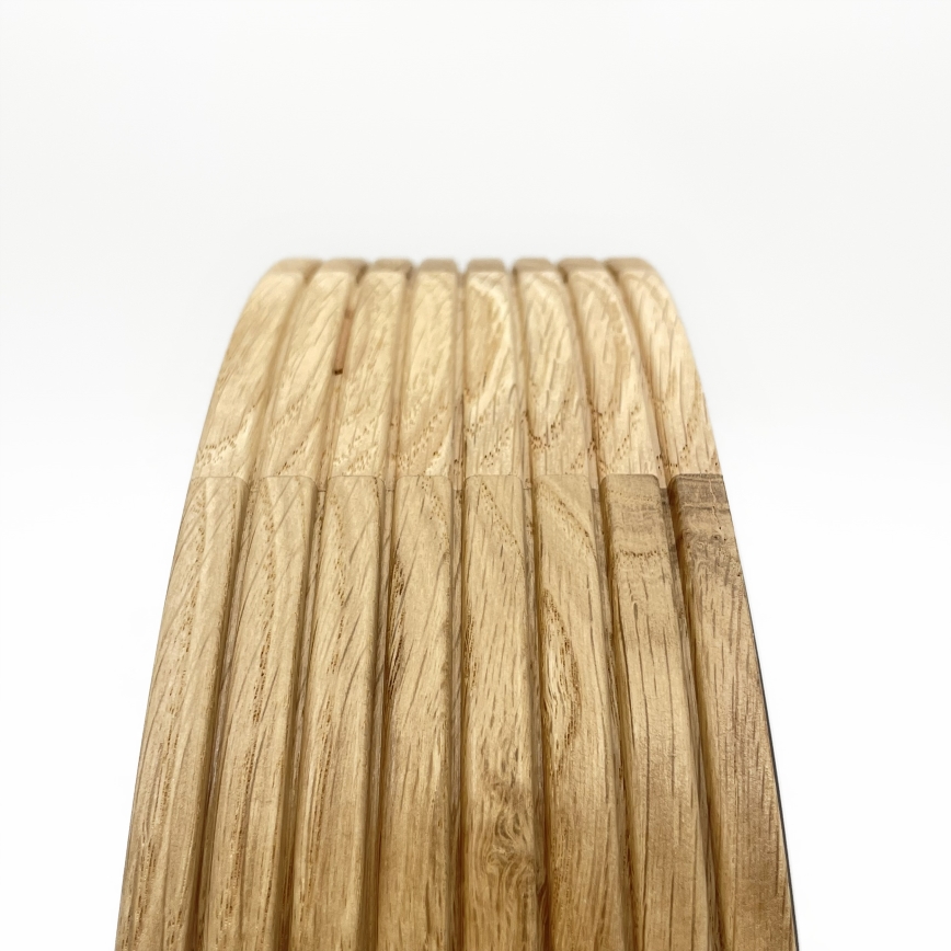 Brilagi - LED lestenec na jekleni vrvici CARVALHO MODERN 3xE27/60W/230V hrast, premer 47,5 cm