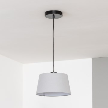 Brilagi - LED lestenec na jekleni vrvici CERIA 1xE27/40W/230V premer 25 cm siva