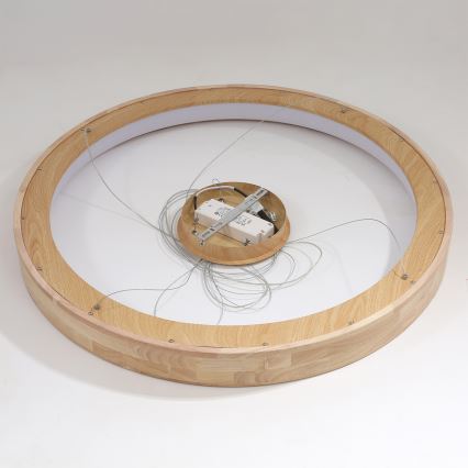 Brilagi - LED lestenec na kablu FALCON WOOD LED/60W/230V 3000/4000/6000K, premer 80 cm, les