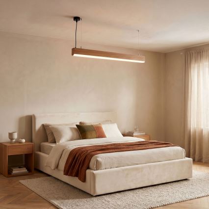 BRILAGI - LED Lestenec na jekleni vrvici GARDALINE LED/100W/230V hrast