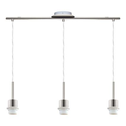Brilagi - LED lestenec na jekleni vrvici NUBILA 3xE27/60W/230V rjava