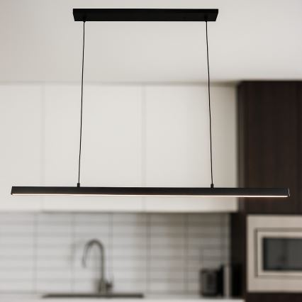BRILAGI - LED lestenec na jekleni vrvici PAXIS LED/30W/230V 120 cm črna