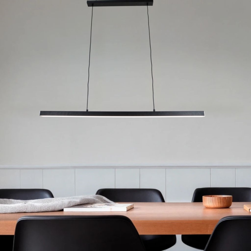 BRILAGI - LED lestenec na jekleni vrvici PAXIS LED/30W/230V 120 cm črna