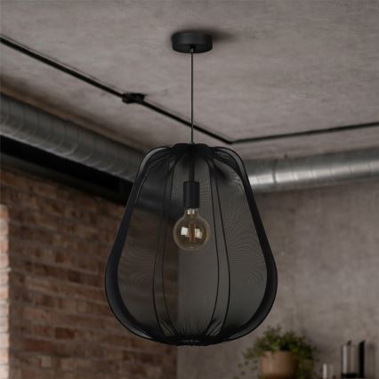 Brilagi - LED lestenec na kablu ARVEN 1xE27/8W/230V Ø 37 cm črna