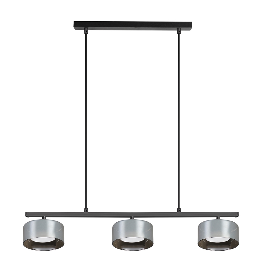 Brilagi - LED Lestenec na kablu AURA LUX 3xGX53/30W/230V črna/dimna