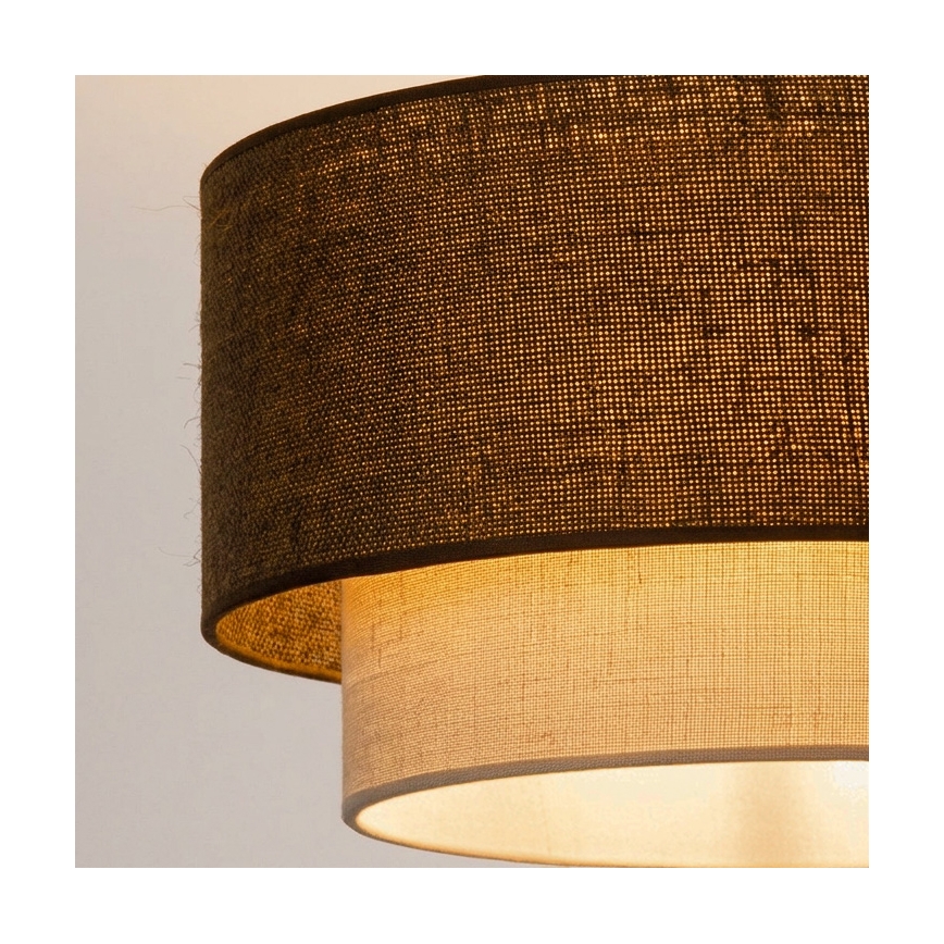 Brilagi - LED lestenec na kablu BOHO ECO 1xE27/10W/230V Ø 40 cm rjava/kremna