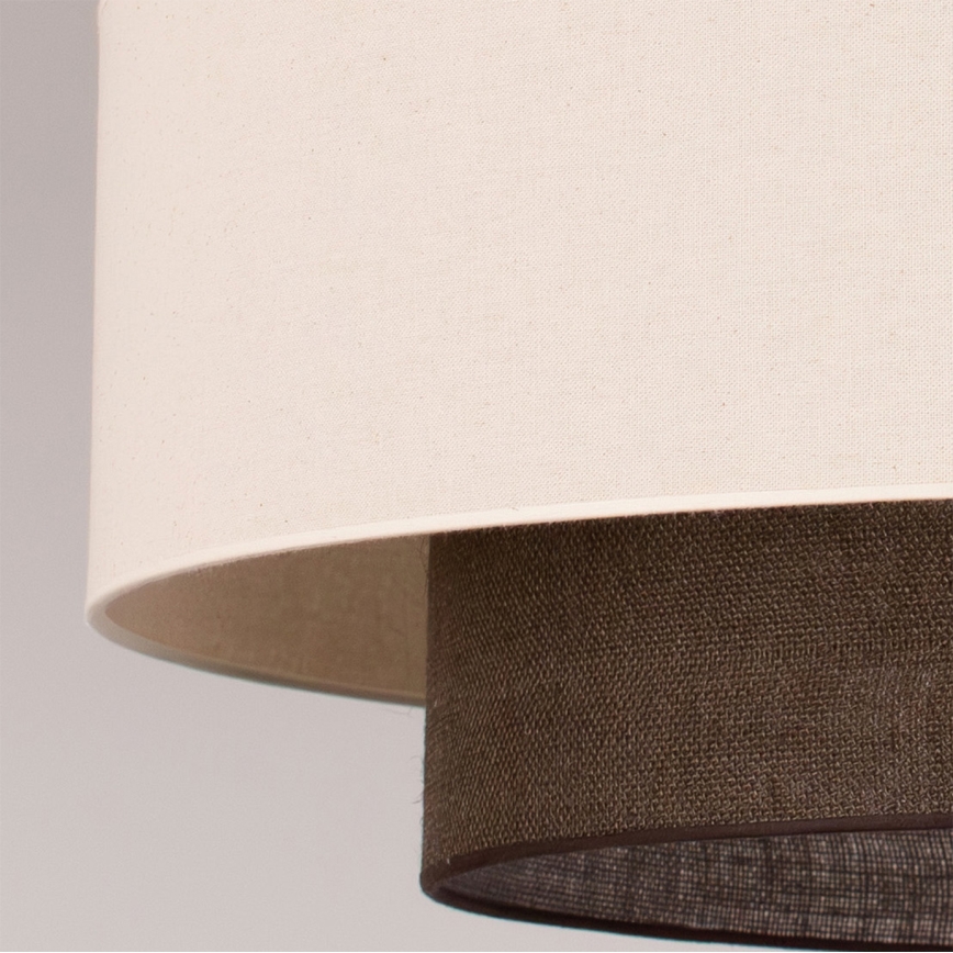 Brilagi - LED lestenec na kablu BOHO STYLE 3xE27/15W/230V premer 80 cm kremasta/rjava