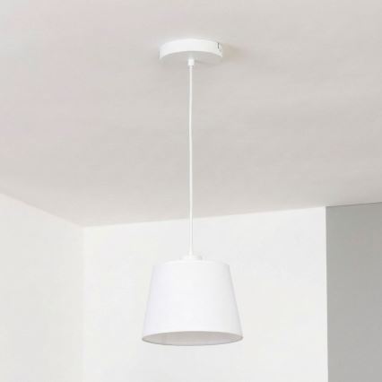 Brilagi - LED lestenec na kablu CERIA 1xE27/40W/230V premer 20,5 cm bela