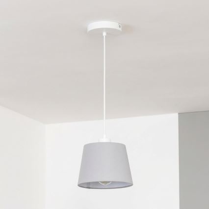 Brilagi - LED lestenec na kablu CERIA 1xE27/40W/230V premer 20,5 cm siva