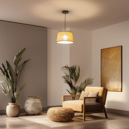 Brilagi - LED lestenec na kablu CERIA 1xE27/40W/230V premer 35 cm bež