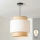 Brilagi - LED lestenec na kablu CERIA 1xE27/40W/230V Ø 30 cm črna/bež/bela