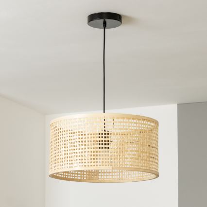 Brilagi - LED lestenec na kablu CERIA BOHO 1xE27/40W/230V premer 25 cm bambus