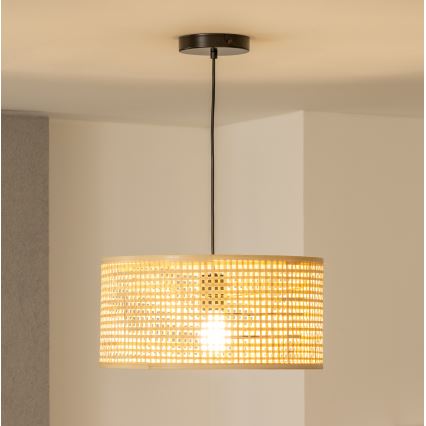 Brilagi - LED lestenec na kablu CERIA BOHO 1xE27/40W/230V premer 25 cm bambus