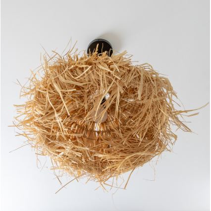 Brilagi - LED lestenec na kablu CERIA BOHO 1xE27/40W/230V, premer 40 cm, rafija