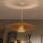 Brilagi - LED lestenec na kablu CERIA BOHO 1xE27/40W/230V premer 70 cm bela/rjava
