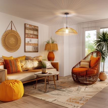 Brilagi - LED lestenec na kablu CERIA BOHO 1xE27/40W/230V Ø 70 cm rjava