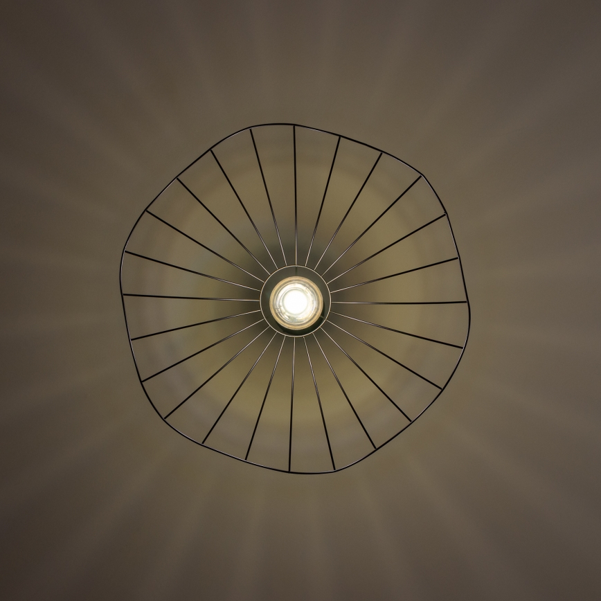 Brilagi - LED lestenec na kablu CERIA WIRE 1xE27/40W/230V, premer 60 cm, črna