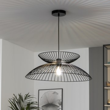 Brilagi - LED lestenec na kablu CERIA WIRE 1xE27/40W/230V premer 60 cm črna