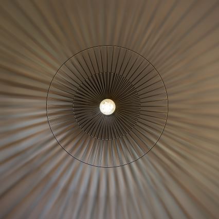 Brilagi - LED lestenec na kablu CERIA WIRE 1xE27/40W/230V premer 60 cm črna