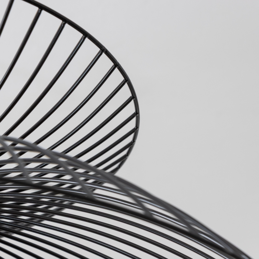 Brilagi - LED lestenec na kablu CERIA WIRE 1xE27/40W/230V premer 60 cm črna