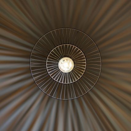 Brilagi - LED lestenec na kablu CERIA WIRE 1xE27/40W/230V Ø 38 cm črna