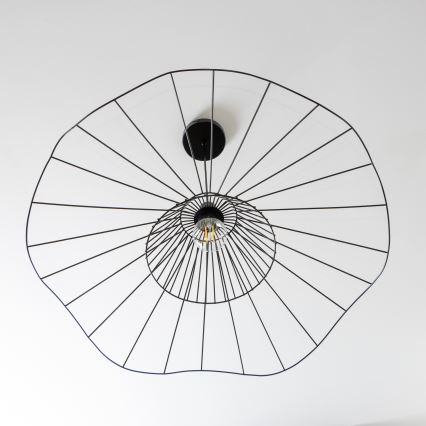 Brilagi - LED lestenec na kablu CERIA WIRE 1xE27/40W/230V Ø 80 cm črna