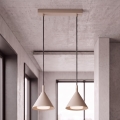 BRILAGI - LED Lestenec na kablu CONE DOUBLE 2xGX53/15W/230V bež