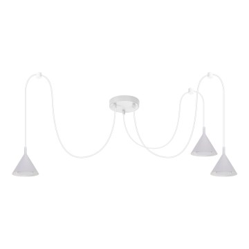 BRILAGI - LED Lestenec na kablu CONE TRIPLE SPIDER 3xGX53/15W/230V bela