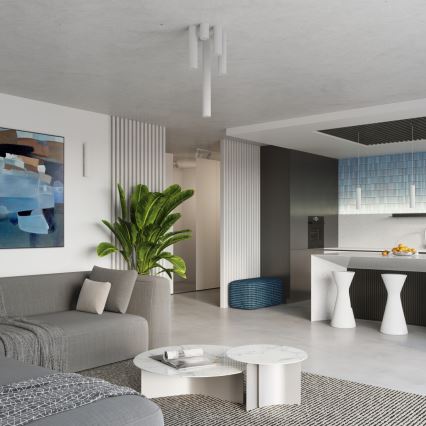 Brilagi - LED lestenec na kablu CRESTO 1xGU10/10W/230V bela