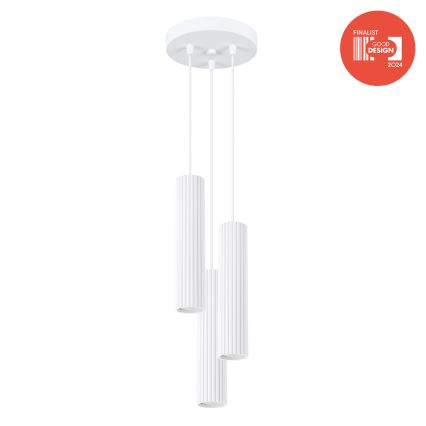 Brilagi - LED lestenec na kablu CRESTO 3xGU10/10W/230V bela