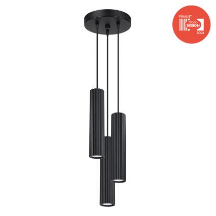 Brilagi - LED lestenec na kablu CRESTO 3xGU10/10W/230V črna