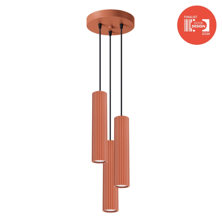 Brilagi - LED lestenec na kablu CRESTO 3xGU10/10W/230V rdeča