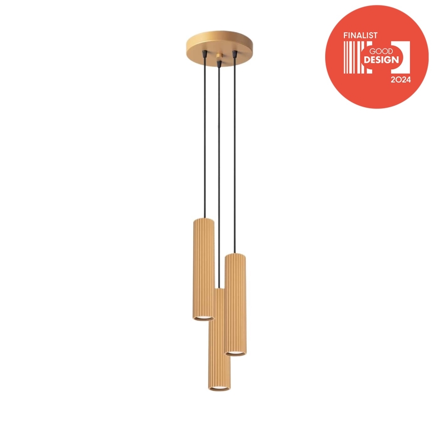 Brilagi - LED lestenec na kablu CRESTO 3xGU10/10W/230V zlati