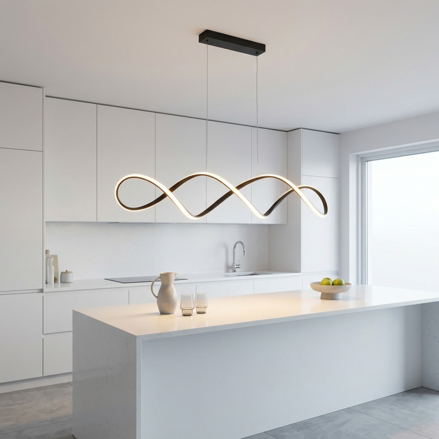 Brilagi - LED lestenec na kablu DNA LED/41W/230V 4100K črna